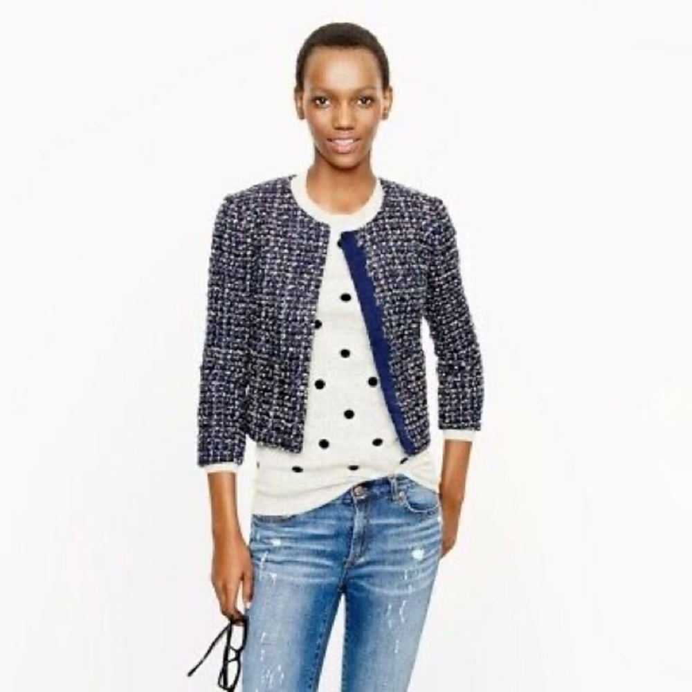 J.Crew Tweed Jacket Blazer 0